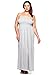 Hot Ginger Long Swift Tube Dresses Strapless Floral Solid Flow Dress