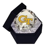 Georgia Tech Yellow Jackets Crystal Desk Paperweight