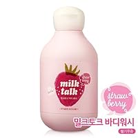 Etude House Milk Talk Body Wash 200ml - Strawberry Milk