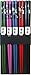 Happy Sales HSCH82/S, Japanese Design 5 Pairs Chopsticks Gift Set Happy Bunny Rabbit, Multicolor