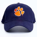 CLEMSON TIGERS NCAA FIBER OPTIC LIGHT UP ADJ. HAT CAP