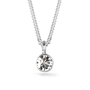 Elli Damen-Halskette mit Anhänger Swarovski Elements 925 Silber 45cm 0107562511_45
