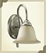 Quorum International 5510-1-58 Mystic Silver Spencer Transitional Wrought Iron Single...