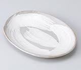 刷毛目楕円取皿　5個組 【美濃焼　和皿】 〔キャッシュバックキャンペーン対象商品〕