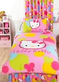 Hello Kitty Spots Pink Single Duvet Quilt Cover Set