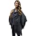 Luxury Divas Metallic Laced Knit Shawl Wrap