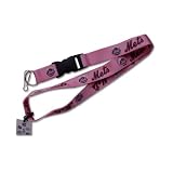 New York Mets Lanyard Keychain Id Ticket Clip - Pink
