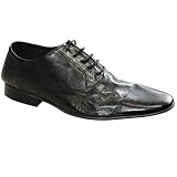 Peter Werth Men's 84215 Mike 5 Eyelet Oxford Black 42 EU