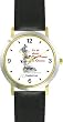 Habit 2 - The Power of to Choose, Crossroads (English Text) - DELUXE TWO-TONE WATCH from THE 7 HABITS - WATCH COLLECTION BY WATCHBUDDY&reg; - Arabic Numbers - Black Leather Strap-Size-Children's Size-Small ( Boy's Size & Girl's Size )