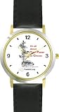 Habit 2 - The Power of to Choose, Crossroads (English Text) - DELUXE TWO-TONE WATCH from THE 7 HABITS - WATCH COLLECTION BY WATCHBUDDY&reg; - Arabic Numbers - Black Leather Strap-Size-Large ( Men's Size or Jumbo Women's Size )