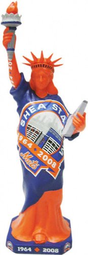 Buy New York Mets Shea Stadium Final Season Statue of Liberty 9'' Figurine by Forever Collectibles