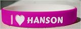 I Love Hanson Custom Wristband