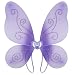 Purple Swirl Glitter Nylon Butterfly Wings Dress Up Fairy Fairies Wing - toddler youth princess girls party birthday dress-up costume apparel recital Halloween costumes