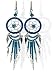 Hypo Alergenic Turquoise Color Native American Style Surgical Stainless Steel Chandelier Earrings French Ear Wire Hook Back Findings