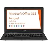Acer Aspire One Cloudbook, 11-Inch HD, 32GB, Windows 10, Gray (AO1-131-C9PM) includes Office 365 Personal - 1 year  **Discontinued by Manufacturer**