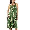 Juniors' Mossimo® Red: Printed Twill Tape Dress - Green Floral