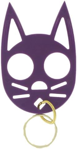 The Cat Personal Safety Keychain -Purple
