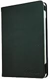 CrazyOnDigital Amazon Kindle 2 Black Leather e-Book Reader Carrying Case Cover (fits 6" display latest generation kindle 2) with anti-scratch screen protector for kindle 2