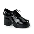 JAZZ-02, Men's Costume or Halloween Disco Shoes in Zebra, Cheetah, Glitter, Black or White