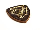 Jumping Cow Leather Ukulele or Banjo Pick / Plectrum - BROWN