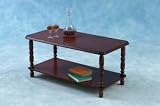 Mahogany Brunton Long John Coffee Table