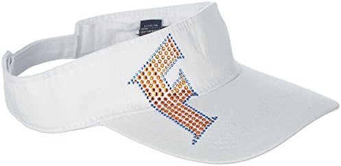 Florida Gators Womens Rhinestone Visor One Size White