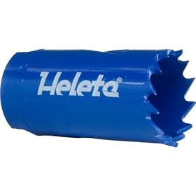 1 Bi-Metal Hole Saw (HSS-M42 Steel) - Used for Iron, Non-Ferrous Metals, Alloy Steel, Stainless... by Heleta