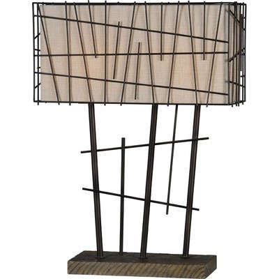 Interconnected Pole Table Lamp in Bronze