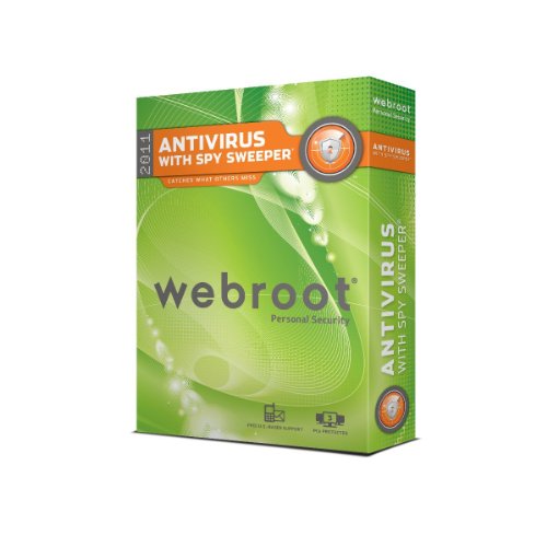 Webroot AntiVirus and Spy Sweeper 2011, 3 user (PC)