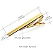 Tie Clips Set, Men 4Pcs Regular Tie Bar Tie Slide Accessories Wedding Anniversary Groom Gift