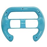 Blue Steering Wheel Game Controller for Wii