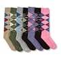 Adult Argyle Knee High Riding Socks