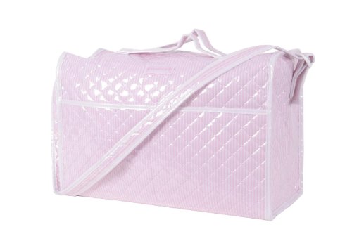 Imagen principal de Trapitos. Bolsa lisa plastificada, rayas rosa