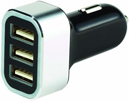High Road 5A Triple USB Car Charger for Smartphones, GPS, MP3 Players and Tablets