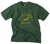 SOUTH AFRICA RUGBY LOGO T-SHIRT (DARK GREEN) SHORT-SLEEVE