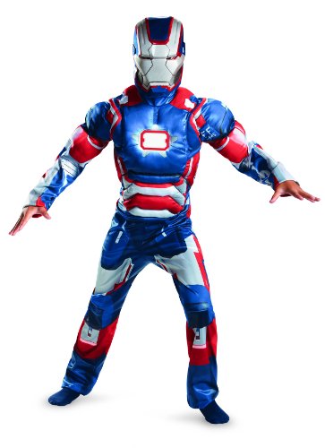 Disguise marvel iron man movie 3 iron patriot boys musc…