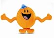 Mr. Men Little Miss Mini Plush Mr Tickle 4"
