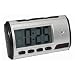 SPY CAMERA HIDDEN CAM CCTV in a DIGITAL ALARM CLOCK for SECURITY with REMOTE CONTROL