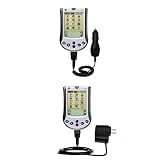 Essential Kit for the PalmOne m125 - includes Car and Wall Charger with Rapid Charge Technology - Gomadic Brand w/ TipExchange Technology