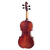 Cecilio CVN-500 4/4 Full Size Ebony Antique Finish Flamed Orchestra Violin w/ Case and Accessories