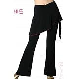 Bellyqueenand#8482 Black Tribal Belly Dance Comfortable Pants