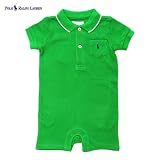 Polo Ralph Lauren(ポロラルフローレン) ベビー ボーイズ カノコ ポケット 半袖ロンパース / Pocket Polo Shortall