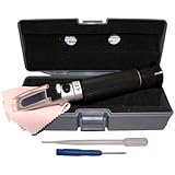 Ade Advanced Optics RSG32ATC-515 Beer Wort and Wine Refractometer, High Measuring Range, Honey tester Hydrometer, 2 Scales, 1.000-1.120 Specific Gravity, 0-32% Brix