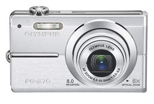 Childrens Toyshop  Electronics : Olympus FE-370 Digital Camera - Silver (8MP, 5x Optical Zoom) 2.7" LCD