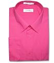 Men's HOT PINK / FUCHSIA Color Dress Shirt w/ Convertible Cuffs