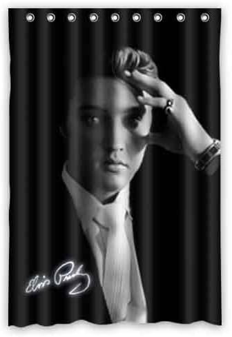 Comfort Home Style Custom Elvis Presley Pattern Design Waterproof Polyester Fabric Shower Curtain,Bathroom decor 48"x72"
