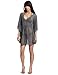 Echo Design Women's Crochet Butterfly Tunic Top, Black, Large