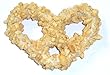 Scott's Cakes White Chocolate Covered Pretzels with Peanuts in a Mini Heart Tin