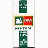from Blue Mountain 10 packs of Swan Menthol Extra Slim Filter Tips