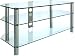 Centurion GT5 Clear Premium Contemporary Design Flat Screen 32-60 Glass Stand  from Centurion
